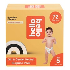 72 unidades de fraldas Hello Bello Premium, tamanho 5 (27 libras) pacote surpresa para meninas, comprar usado  Enviando para Brazil