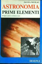 Astronomia. primi elementi usato  Italia