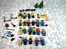 Lego 21 Mini Figuras y 30 Accesorios, Skater, Esquiador y otros segunda mano  Embacar hacia Mexico