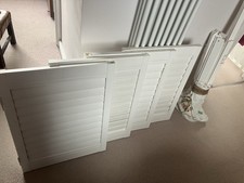 Plantation shutters white for sale  LONDON