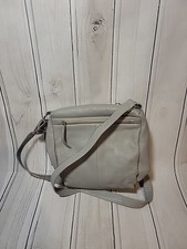 Bolsa tiracolo vintage Great American Leather Works couro pebbled cinza  comprar usado  Enviando para Brazil