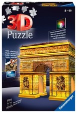 Ravensburger 3D Puzzle Łuk Triumfalny Nocna edycja, 242 elementy na sprzedaż  PL