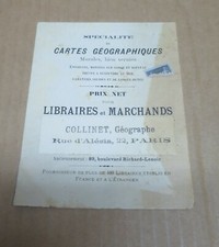 Collinet géographe paris d'occasion  Sancerre