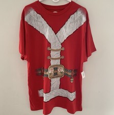 Camiseta manga curta Holiday Time Santa Claus tamanho XL (46-48), usado comprar usado  Enviando para Brazil