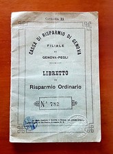 Libretto risparmio ordinario usato  Italia