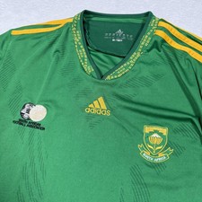 Usado, Camisa masculina África do Sul 2XL Copa do Mundo FIFA 2010 futebol Adidas futebol SAFA comprar usado Usado, Camisa masculina África do Sul 2XL Copa do Mundo FIFA 2010 futebol Adidas futebol SAFA comprar usado  Enviando para Brazil