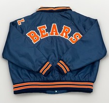 Jaqueta Bombardeiro Varsity Vintage Chicago Bears Dupla Face Costurada Masculina Tamanho GG EUA comprar usado  Enviando para Brazil