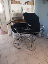 Vintage kinderwagen dunkelblau gebraucht kaufen  Ettlingen