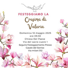 Invito digitale cresima usato  Monreale