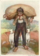 1931 cartolina festa usato  Italia