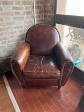 Poltrona club cuoio usato  Ziano Piacentino
