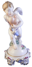 Figurita De Porcelana Augarten Con Querubín, Corazón Y Anillo comprar usado Figurita De Porcelana Augarten Con Querubín, Corazón Y Anillo comprar usado  Enviando para Brazil
