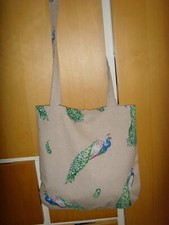 Handmade peacock linen for sale  LIVERPOOL
