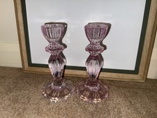 Pink coloured glass for sale  STOCKBRIDGE