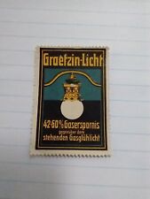 Werbemarke reklamemark graetzi gebraucht kaufen  Haren