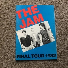 Jam tour programme for sale  UK
