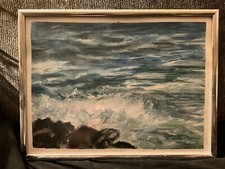 Watercolor seascape painting for sale  Woodside