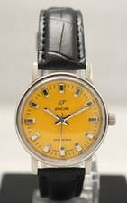 Usado, Relógio masculino usado Enicar Star Jewels corda manual feito na Suíça mostrador amarelo. comprar usado Usado, Relógio masculino usado Enicar Star Jewels corda manual feito na Suíça mostrador amarelo. comprar usado  Enviando para Brazil