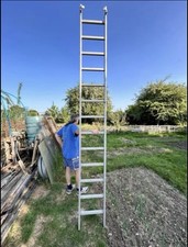 Aluminium scaffolding ladder for sale  BUSHEY
