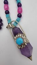 Collier turquoise gros d'occasion  Noiseau