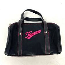 Bolsa de viagem Tommy Hilfiger vintage mini preta rosa, usado comprar usado  Enviando para Brazil