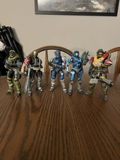 Jazwares Spartan Collection Halo Reach Noble Team (Menos Noble Six) Completo comprar usado  Enviando para Brazil