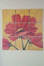 Blumenbild 90x90 cm gebraucht kaufen  Plauen