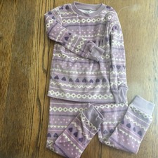 Conjunto de 2 peças de pijama Carter's Fair Isle fuzzy top e parte inferior de pijama, usado comprar usado  Enviando para Brazil