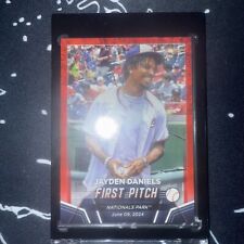 ATUALIZAÇÃO TOPPS 2024 - JAYDEN DANIELS - FIRST PITCH Vermelho # 4/10 Commanders SSP ROTY comprar usado  Enviando para Brazil