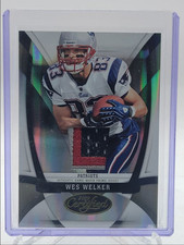 WES WELKER 2009 JOGO CERTIFICADO USADO PATCH MIRROR PATRIOTS /50 Q1887 comprar usado  Enviando para Brazil