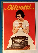 Olivetti advert advertising d'occasion  Expédié en Belgium