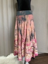 Saia Longa Solitário TieDye Boho Hippie Festival Cintura Flip Fada Cigana Gauzy GG comprar usado  Enviando para Brazil