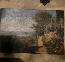 Huile toile chemin d'occasion  Auvers-sur-Oise