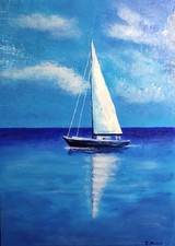 Quadro acrilico dipinto usato  Cagliari