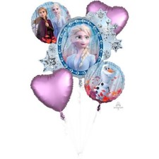 CONJUNTO COM 5 peças de decoração de balão de aniversário Frozen Elsa  comprar usado  Enviando para Brazil