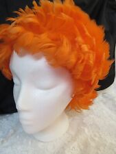 vintage feathered wig hat for sale  Mount Airy