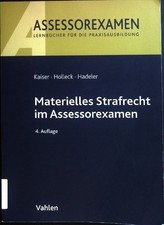 Materielles strafrecht assesso gebraucht kaufen  Koblenz
