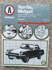 Autobooks sprite midget for sale  WALSALL