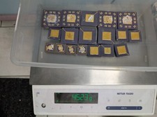 Usado, Lote de 452 g ou 1 lb de CPU de cerâmica TI Motorola High Yelding para recuperação de sucata de ouro comprar usado Usado, Lote de 452 g ou 1 lb de CPU de cerâmica TI Motorola High Yelding para recuperação de sucata de ouro comprar usado  Enviando para Brazil