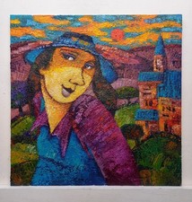 Quadro dipinto olio usato  Vodo Cadore