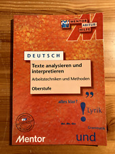Mentor abiturhilfe deutsch gebraucht kaufen  Frankfurt am Main