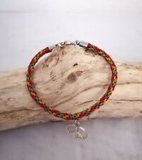 Bracelet macrame kumihimo d'occasion  Roquebrune-sur-Argens