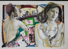 Ugo attardi litografia usato  Palermo