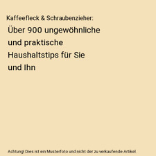 Kaffeefleck schraubenzieher 90 gebraucht kaufen  Trebbin