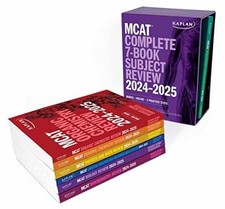 MCAT Complete 7-Book Subject Review - Paperback, by Kaplan Test Prep - Good segunda mano  Embacar hacia Mexico