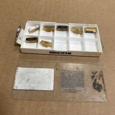 (7 peças) SECO LCMR1606M0-0600-MP GRAU: INSERÇÕES DE RANHURA DE RAIO DE METAL DURO CP500 comprar usado  Enviando para Brazil