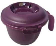 Panela de arroz Tupperware microondas com alça e vedação roxa 550 ml 6972A comprar usado  Enviando para Brazil