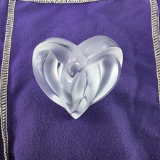 Lalique coeur crystal for sale  Uniontown