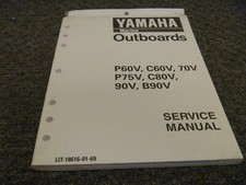 1997 Yamaha MP75TLHV P75TLH P75TLHV C80TLR 90TLRV motor de popa manual de reparo, usado comprar usado  Enviando para Brazil