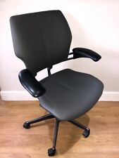 Grey leather humanscale for sale  LONDON
